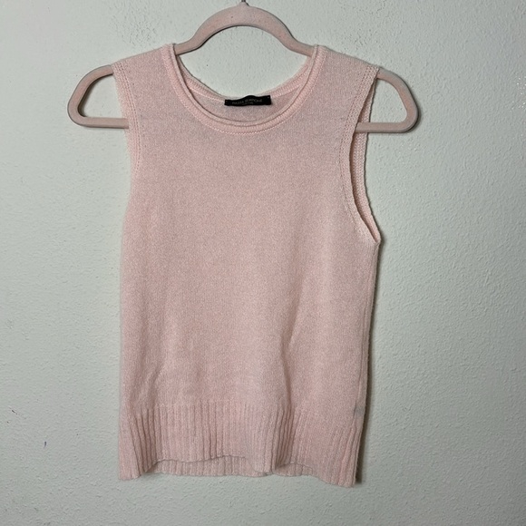 Piazza Sempione Blush Sleeveless Sweater size 38 - Picture 1 of 7